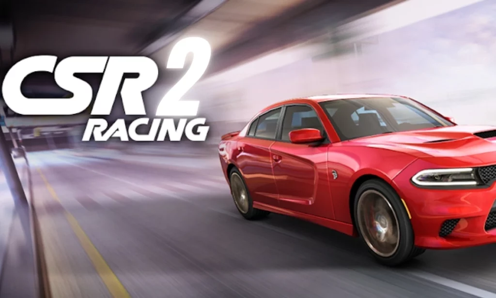 Drag racing gameplay from CSR Racing 2 with real-world supercars