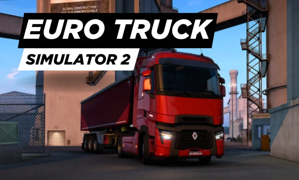 Euro Truck Simulator 2 gameplay featuring long-haul trucking across European highways with realistic cargo management