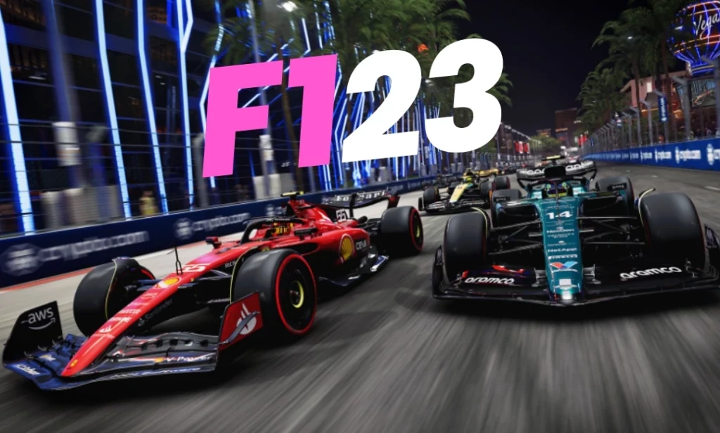 F1 23 official Formula 1 racing game with licensed teams and high-speed action