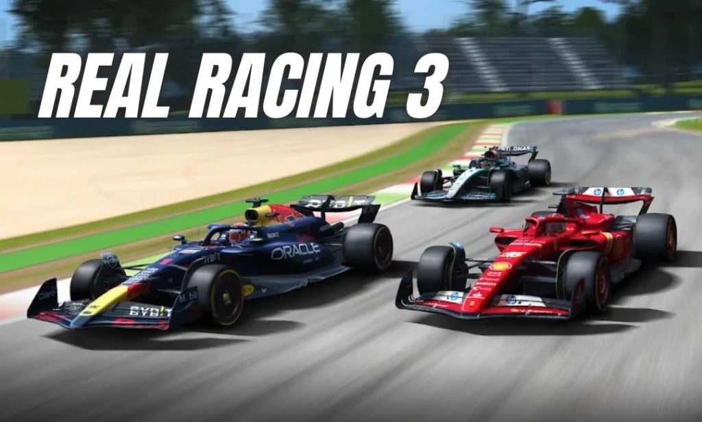Real Racing 3 realistic car racing game with licensed tracks and cars